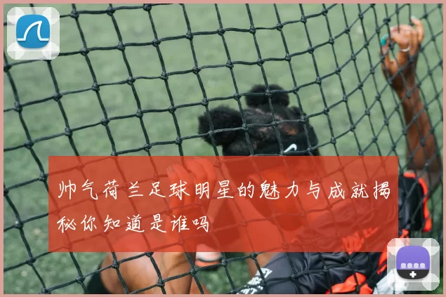 帅气荷兰足球明星的魅力与成就揭秘你知道是谁吗